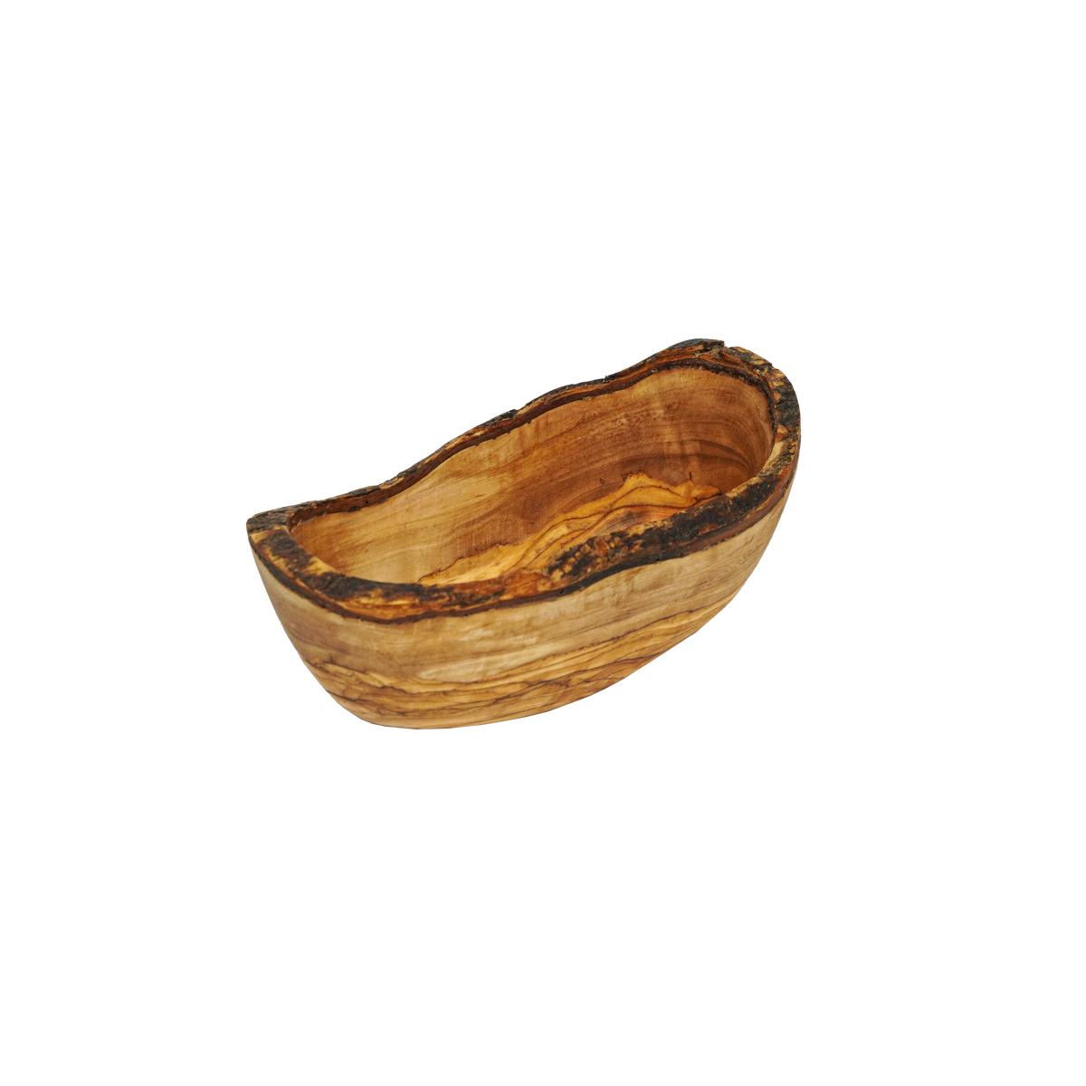 Frutero Rústico de Madera de Olivo