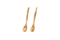 Cubierto de Ensalada Clásico de Madera de Olivo