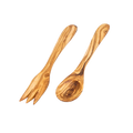 Cubierto de Ensalada Parisino de Madera de Olivo