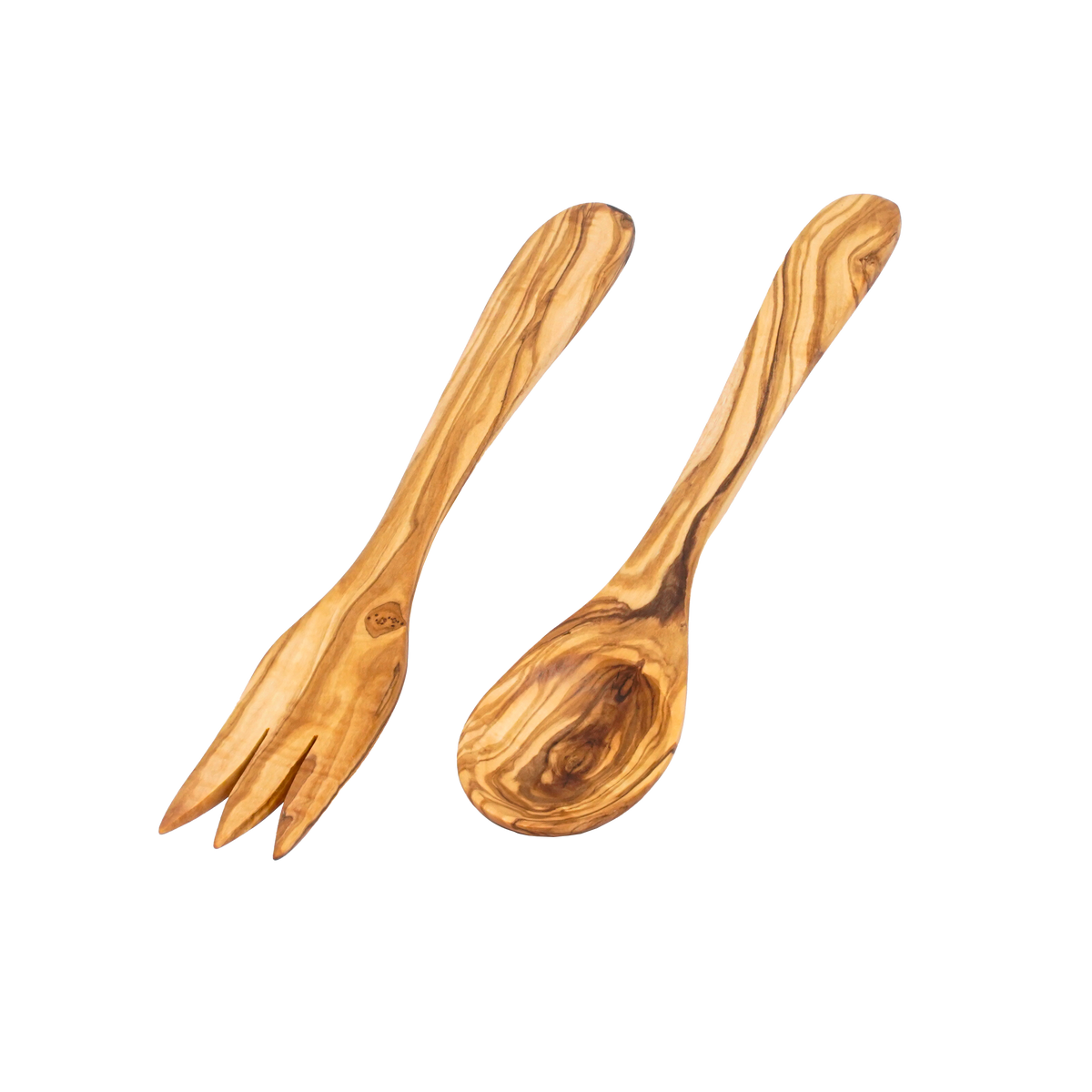 Cubierto de Ensalada Parisino de Madera de Olivo