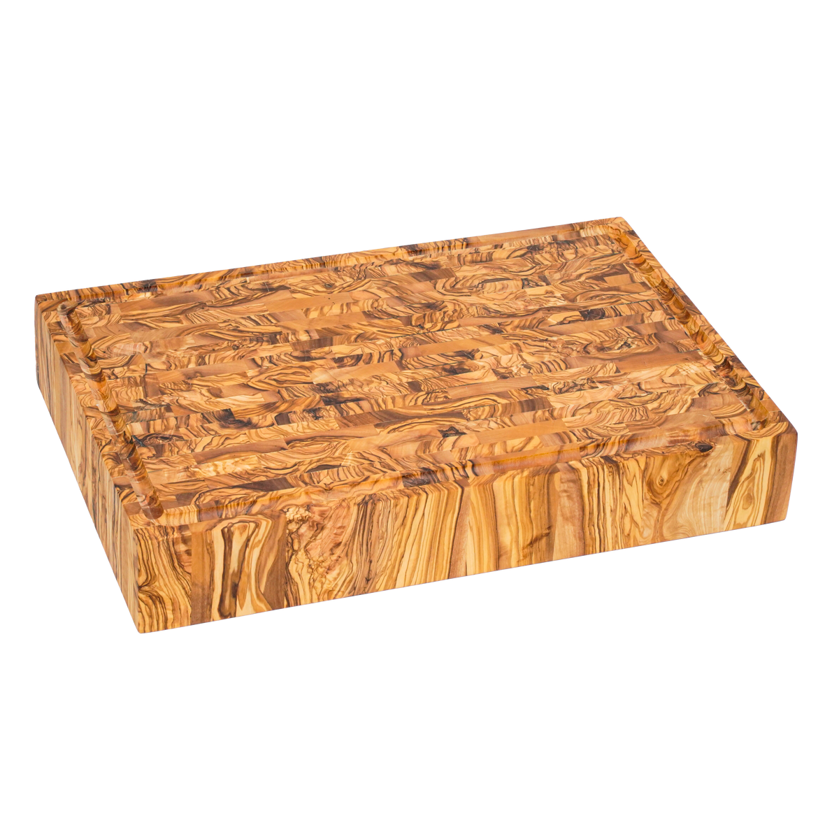 Tabla de Madera de Olivo Rectangular End-grain