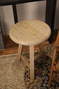 Mesa Lateral Redonda de Madera