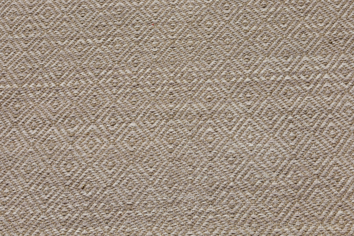 Alfombra de Yute y Algodón Beige