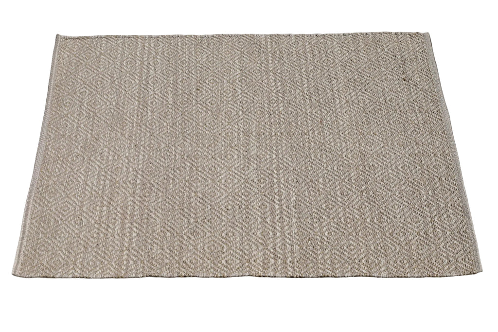 Alfombra de Yute y Algodón Beige