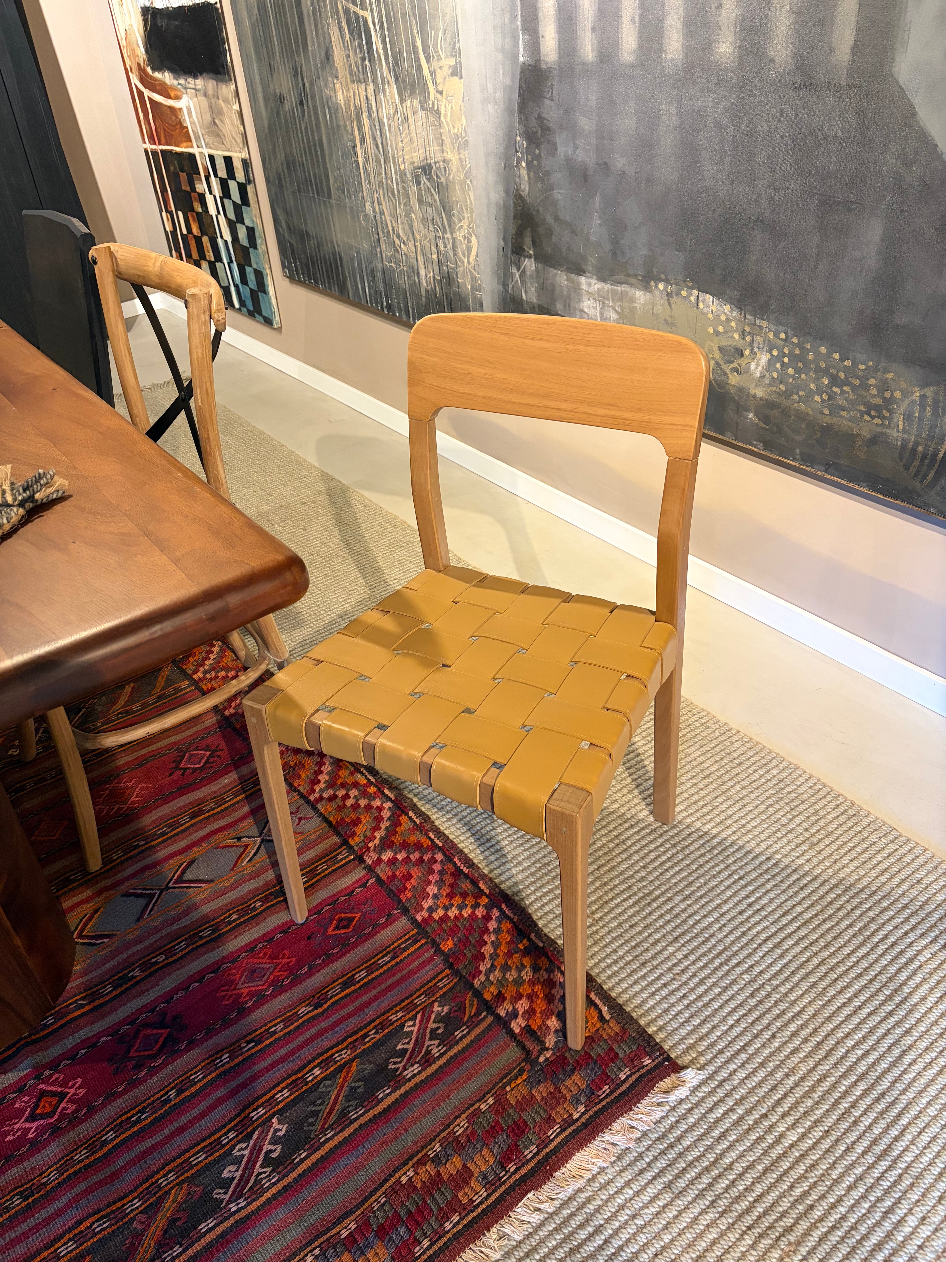 Silla Itanhandu Cuero Marrón
